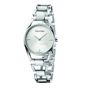 Calvin Klein Dainty Diamonds Silver Dial Sliver Steel Strap Watch for Women - K7L2314T Authentic Buy Shop Now