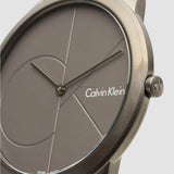 Calvin Klein Minimal Grey Dial Grey Mesh Bracelet Watch for Men - K3M517P4 Authentic Buy Shop Now
