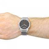 Calvin Klein City Black Dial Silver Steel Strap Watch for Men - K2G2G141 Authentic Buy Shop Now