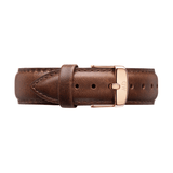 Daniel Wellington Classic Bristol White Dial Brown Leather Strap Watch For Men - DW00100009 Authentic Buy Shop Now