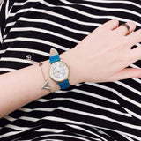 Marc Jacobs Roxy Silver Dial Green Leather Strap Watch for Women - MJ1633 Authentic Buy Shop Now