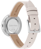 Calvin Klein Chic White Dial White Leather Strap Watch for Women - K7N23TK2 Authentic Buy Shop Now
