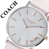 Coach Perry White Dial Pink Leather Strap Watch for Women - 14503118 Authentic Buy Shop Now
