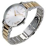 Coach Perry Silver Dial Two Tone Steel Strap Watch for Women - 14503347 Authentic Buy Shop Now