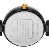 Coach Park Swarovski Crystals Black Dial Black Steel Strap Watch for Women - 14503564 Authentic Buy Shop Now