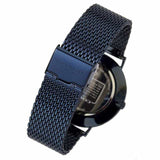 Coach Charles Blue Dial Blue Mesh Bracelet Watch for Men - 14602146 Authentic Buy Shop Now