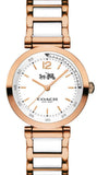 Coach Sport White Dial Two Tone Steel Strap Watch for Women - 14502463 Authentic Buy Shop Now