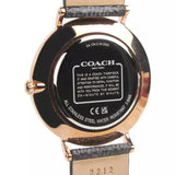 Coach Charles Black Dial Brown Leather Strap Watch for Women - 14602156 Authentic Buy Shop Now