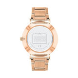 Coach Perry White Dial Rose Gold Steel Strap Watch for Women - 14503708 Authentic Buy Shop Now