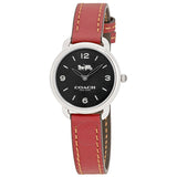 Coach Delancey Black Dial Brown Leather Strap Watch for Women - 14502792 Authentic Buy Shop Now