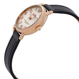 Coach Delancey Ivory Dial Navy Blue Leather Watch For Women - 14502749 Authentic Buy Shop Now