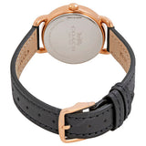 Coach Delancey Ivory Dial Navy Blue Leather Watch For Women - 14502749 Authentic Buy Shop Now