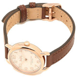 Coach Delancey Cream Dial Brown Leather Strap Watch For Women - 14502751 Authentic Buy Shop Now