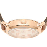 Coach Delancey Cream Dial Brown Leather Strap Watch For Women - 14502751 Authentic Buy Shop Now