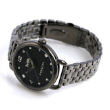 Coach Delancey Black Dial Black Steel Strap Watch For Women - 14502812 Authentic Buy Shop Now