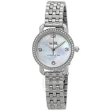 Coach Delancey Mother of Pearl Dial Silver Steel Strap Watch for Women - 14502477 Authentic Buy Shop Now