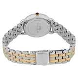Coach Delancey Slim White Dial Two Tone Steel Strap Watch for Women - 14502784 Authentic Buy Shop Now