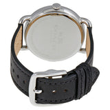 Coach Delancey White Dial Black Leather Strap Watch for Women - 14502714 Authentic Buy Shop Now