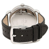 Coach Delancey White Dial Black Leather Strap Watch for Women - 14502714 Authentic Buy Shop Now
