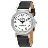 Coach Madison White Dial Black Leather Strap Watch for Women - 14502406 Authentic Buy Shop Now