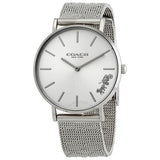 Coach Perry Silver Dial Silver Mesh Bracelet Watch for Women - 14503341 Authentic Buy Shop Now