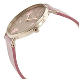 Coach Perry Floral Motif Fawn Dial Pink Leather Strap Watch for Women - 14503442 Authentic Buy Shop Now