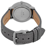 Coach Slim Easton Silver Dial Grey Leather Strap Watch for Women - 14502686 Authentic Buy Shop Now