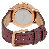 Coach Slim Easton Silver Dial Brown Leather Strap Watch for Women - 14502694 Authentic Buy Shop Now