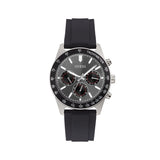 Guess Altitude Chronograph Black Dial Black Rubber Strap Watch for Men - GW0332G1 Authentic Buy Shop Now