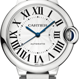 Cartier Ballon Bleu De Cartier Silver Dial Black Leather Strap Watch for Women - WSBB0030 Authentic Buy Shop Now