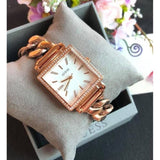 Guess Vanity Diamonds Silver Dial Gold Steel Strap Watch for Women - W1030L4 Authentic Buy Shop Now