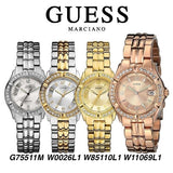 Guess Dazzling Diamonds Gold Dial Gold Steel Strap Watch for Women - W85110L1 Authentic Buy Shop Now