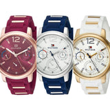 Tommy Hilfiger Claudiia White Dial White Steel Strap Watch for Women - 1781745 Authentic Buy Shop Now