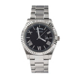 Guess Connoisseur Black Dial Silver Steel Strap Watch for Men - GW0265G1 Authentic Buy Shop Now