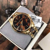 Michael Kors Slim Runway Tortoise Shell Dial Two Tone Steel Strap Watch for Women - MK4284 Authentic Buy Shop Now