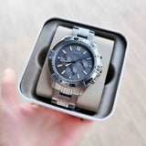Fossil Garrett Chronograph Grey Dial Grey Steel Strap Watch for Men - FS5621 Authentic Buy Shop Now