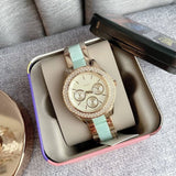 Fossil Stella Multifunction Gold Dial Two Tone Steel Strap Watch for Women - ES4757 Authentic Buy Shop Now