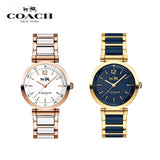 Coach Sport Ceramic Blue Dial Two Tone Steel Strap Watch for Women - 14502462 Authentic Buy Shop Now
