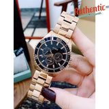 Guess BFF Multifunction Black Dial Rose Gold Steel Strap Watch for Women - W0231L7 Authentic Buy Shop Now