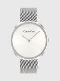 Calvin Klein Minimal Silver Dial Silver Mesh Bracelet Watch for Men - K3M211Y6 Authentic Buy Shop Now