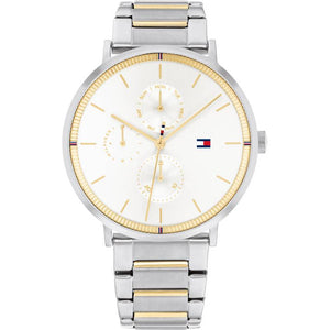 Tommy Hilfiger Blake Silver Dial Two Tone Steel Strap Watch for Women - 1781908 Authentic Buy Shop Now