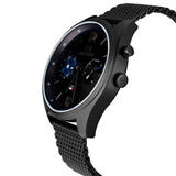 Tommy Hilfiger Deacon Analog Black Dial Black Mesh Bracelet Watch for Men - 1791547 Authentic Buy Shop Now