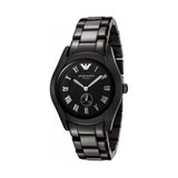 Emporio Armani Ceramica Quartz Black Dial Black Steel Strap Watch For Women - AR1402 Authentic Buy Shop Now