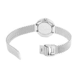 Calvin Klein Firm Black Dial Silver Mesh Bracelet Watch for Women - K3N23121 Authentic Buy Shop Now