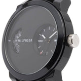Tommy Hilfiger Denim Black Dial Black Rubber Strap Watch for Men - 1791555 Authentic Buy Shop Now