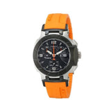 Tissot T Race Chronograph Black Dial Orange Rubber Strap Watch for Women - T048.217.27.057.00 Authentic Buy Shop Now