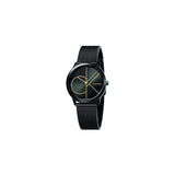 Calvin Klein Minimal Black Dial Black Mesh Bracelet Watch for Women - K3M224X1 Authentic Buy Shop Now