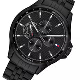 Tommy Hilfiger Shawn Quartz Black Dial Black Steel Strap Watch for Men - 1791611 Authentic Buy Shop Now