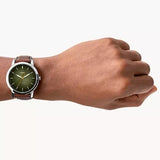 Fossil The Minimalist 3H Black Dial Brown Leather Strap Watch for Men - FS5464 Authentic Buy Shop Now