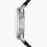 Fossil The Commuter Black Dial Black Leather Strap Watch for Men - FS5406 Authentic Buy Shop Now